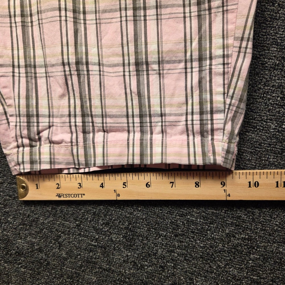 White Stag Shorts Women‎ 16 Pink Plaid Stretch Cotton Casual Preppy Summer - Picture 6 of 8